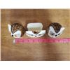 Image 2 : owl salt & pepper shakers -1 stamped Japan