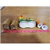 Image 5 : 3 sets salt & pepper shakers -1 stamped Japan
