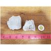 Image 2 : 2 crystals from Arkansas mine -coin for reference only