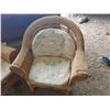 Image 3 : wicker chair & love seat
