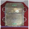Image 1 : 2 Silver Plated Platters