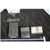 Image 1 : Polaroid Camera, Transistor Radio, Sony Cassette Player w/ Mic, cords etc.