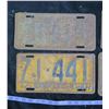 Image 2 : 1941, '42, '48 & '53 Sask License Plates
