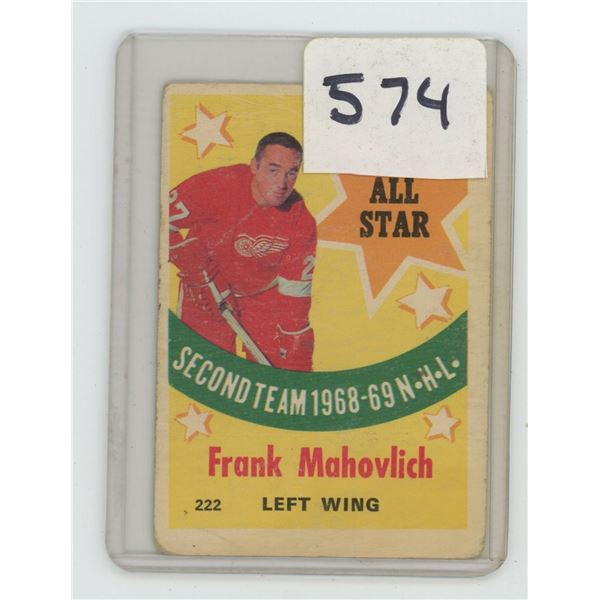 1969-70 OPC Frank Mahovlich Card