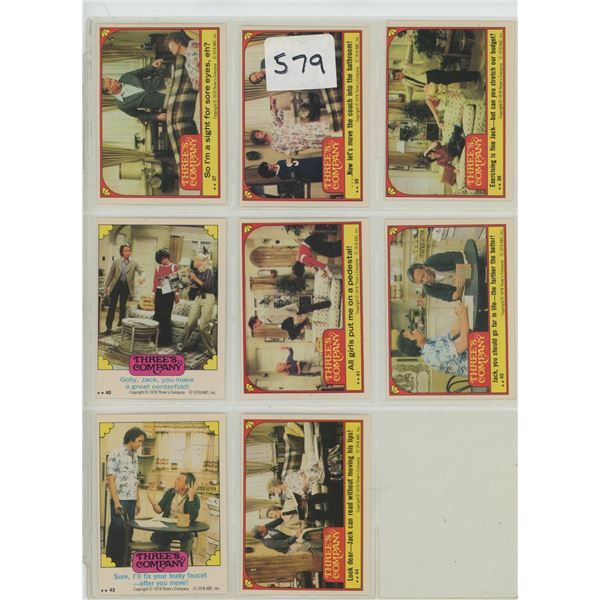 17 - Topps 1978 Three's Company Trade Sticker Cards