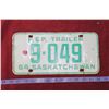 Image 1 : 1964 Sask F&P License Plate