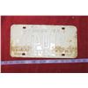Image 2 : 1964 Sask F&P License Plate