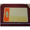 Image 1 : Orange Crush Plastic Menu Board  14"