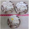 Image 1 : 3 Small Ridway Country Days Plates