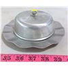 Image 2 : Tin Butter Dish with Glass Inset