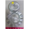 Image 4 : Tin Butter Dish with Glass Inset