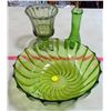 Image 1 : Green Glassware