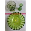 Image 2 : Green Glassware
