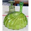 Image 7 : Green Glassware
