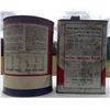 Image 2 : (2) Texaco Tins