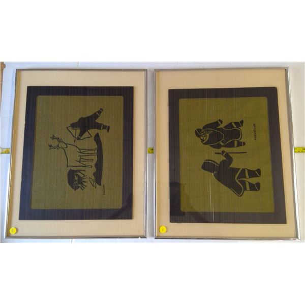 2 Framed Handmade Prints