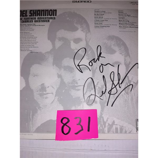 Kenny Rogers Del Shannon & B. Cartolla records sign