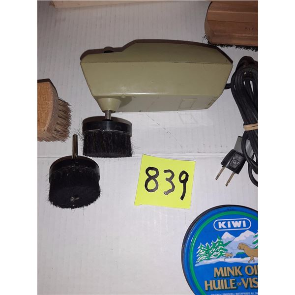 Shoe kit plus polish etc.