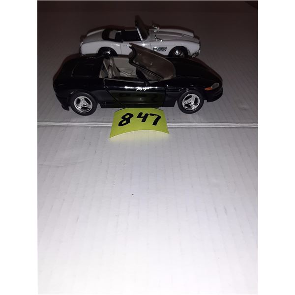 Corvette and BMW 1:24 die cast