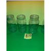 Image 1 : Box of old embossed jars