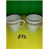 Image 2 : Four Pyrex cups U.S.A.