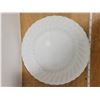 Image 1 : Fire King milk glass plate 10 inch diameter