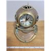 Image 1 : copper and brass deep sea helmet clock