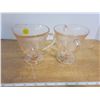 Image 2 : Pink depression glass cream & sugar