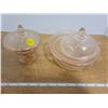 Image 1 : misc pink depression glass pieces