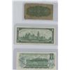Image 2 : 1923 25 Cent & 1917 One Dollar & 1973 One Dollar Canadian Bills