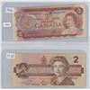 Image 1 : 1974 2 Dollar & 1986 2 Dollar Canadian Bills