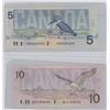 Image 2 : 1985 5 Dollar & 1989 10 Dollar Canadian Bills