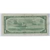 Image 2 : 1954 Canadian 1 Dollar Bill