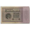 Image 1 : 1923 100,000 ReichMark Note