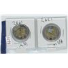 Image 1 : 2 X 2021 Canadian 2 Dollar Coins