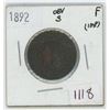 Image 1 : 1892 Canadian 1 Cent Coin