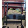 Image 2 : Queen sized 4 post bed frame, wood - some assembly required