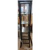 Image 2 : Glass Curio Cabinet 17.5 X 14.5 X 69 Inch