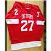 Image 3 : Autographed Detroit Redwings Jersey - #27 Rasmussen