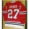 Image 4 : Autographed Chicago Blackhawks Jersey - #27 Roenick