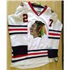 Image 3 : Autographed Chicago Blackhawks Jersey - #27 Roenick