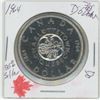 Image 1 : 1964 Charlottetown, Quebec Cdn. Silver Dollar