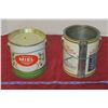 Image 2 : 2 Vintage Honey/Sugar Tins