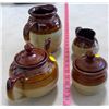 Image 3 : Matching Set of Teapot, Pitcher, Cream & Sugar