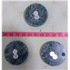 Image 2 : 3 Soapstone Coasters (Inuit)