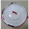Image 9 : Enamelware - 8 Pots & Pans Lids