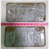 Image 2 : Pair of 1976 SK Licence Plates