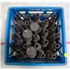 Image 2 : Milk Crate of 23 Old Bohemian Bottles - Prince Albert, SK