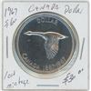 Image 1 : 1967 Silver Canadian Dollar 1867 - 1967
