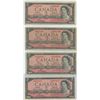 Image 1 : 4× 1954 $2 Bills (LG1025585, LG2691645, LG339246, LG3647015)